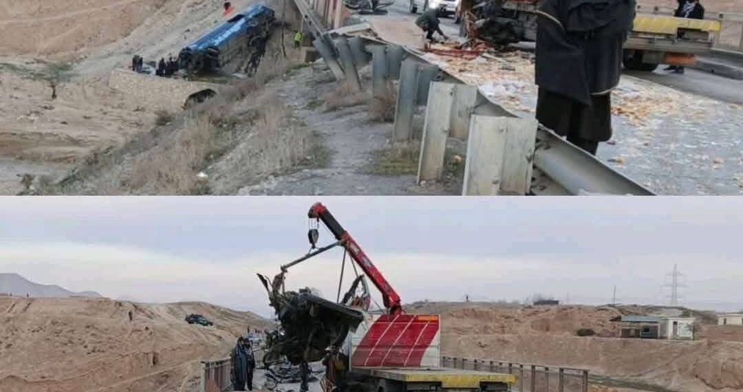 حادثه ترافیکی در سمنگان؛ سه نفر جان‌باخت و ۱۱ نفر زخمی شدند