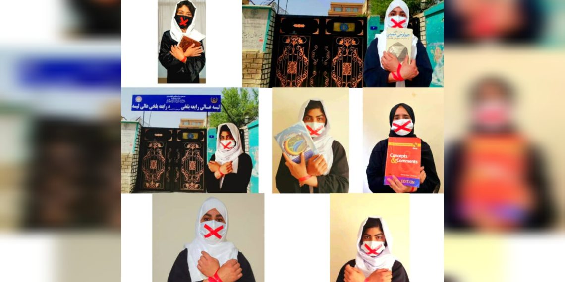 اعتراض شماری از خبرنگاران و فعالان جامعه مدنی در کابل بر ادامه محرومیت دختران از تحصیل