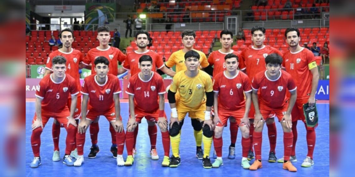 تیم فوتسال افغانستان به مصاف چین می‌رود